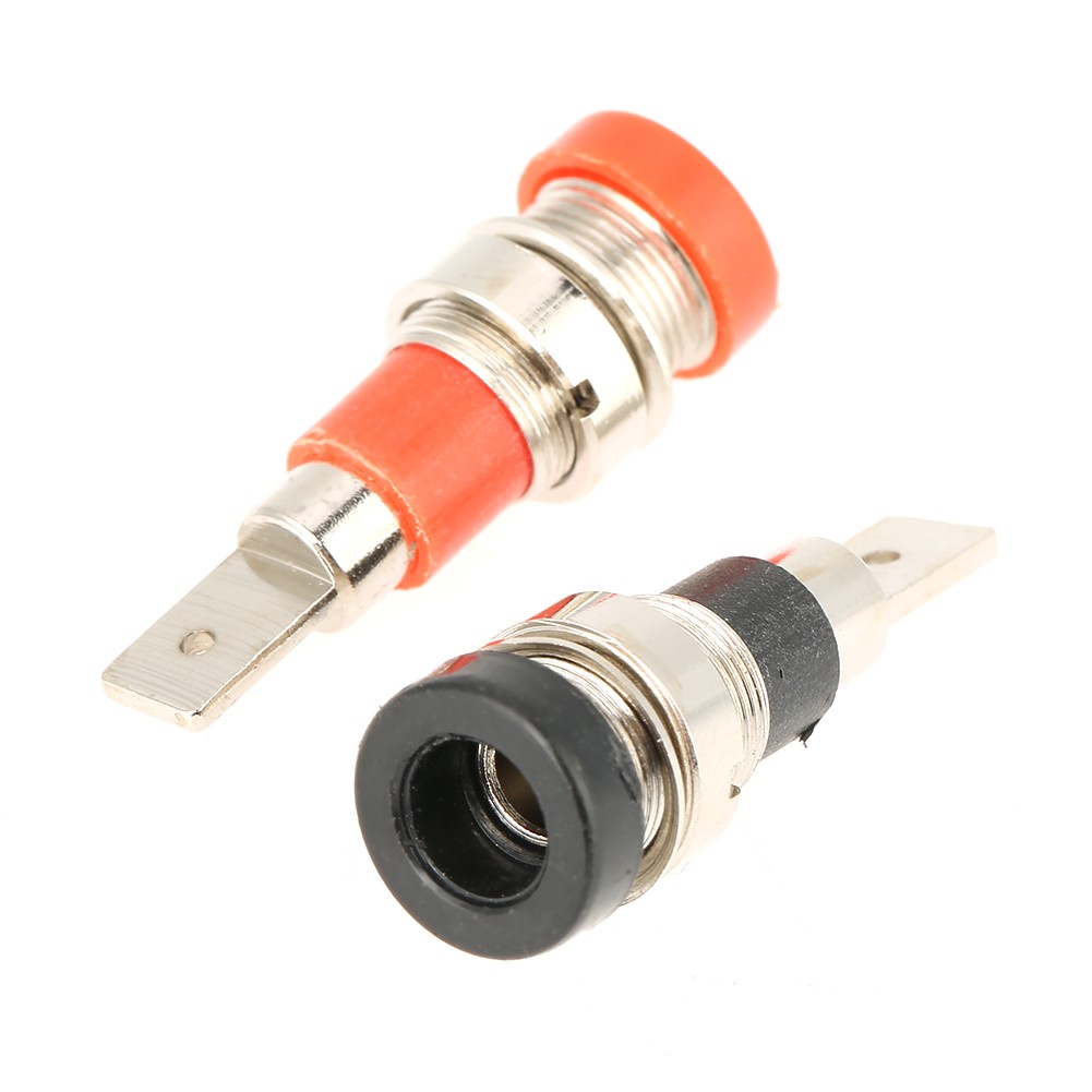 10 PCS Mixed Color Banana Socket 4.0mm Jack For Panel Mounting Test Probes New