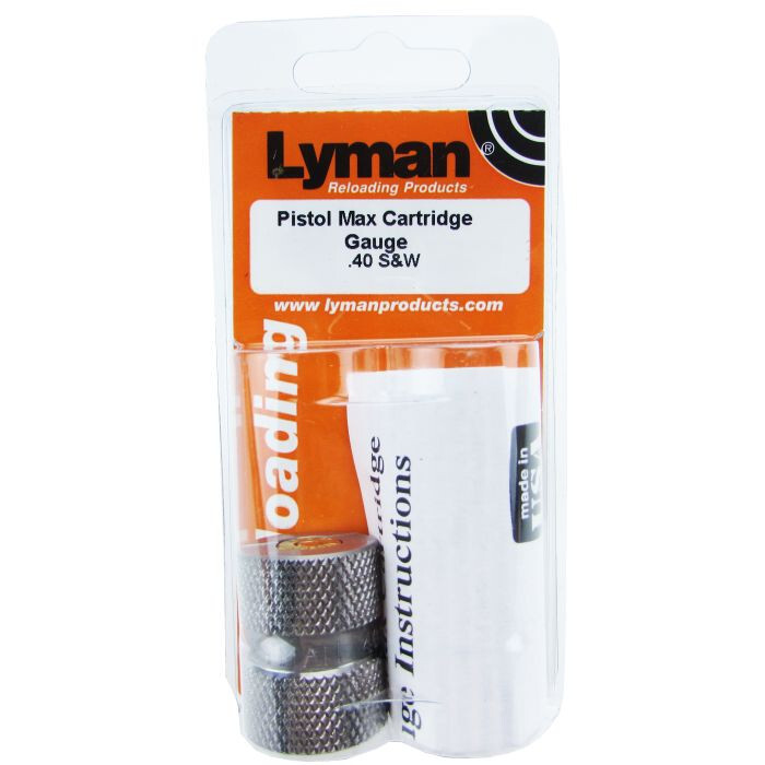 Lyman 7832332 40 S&W Pistol Max Cartridge Gauge
