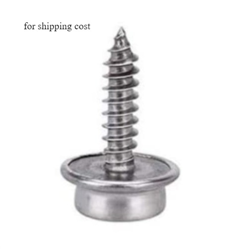 1 Metal Screws Snap, used