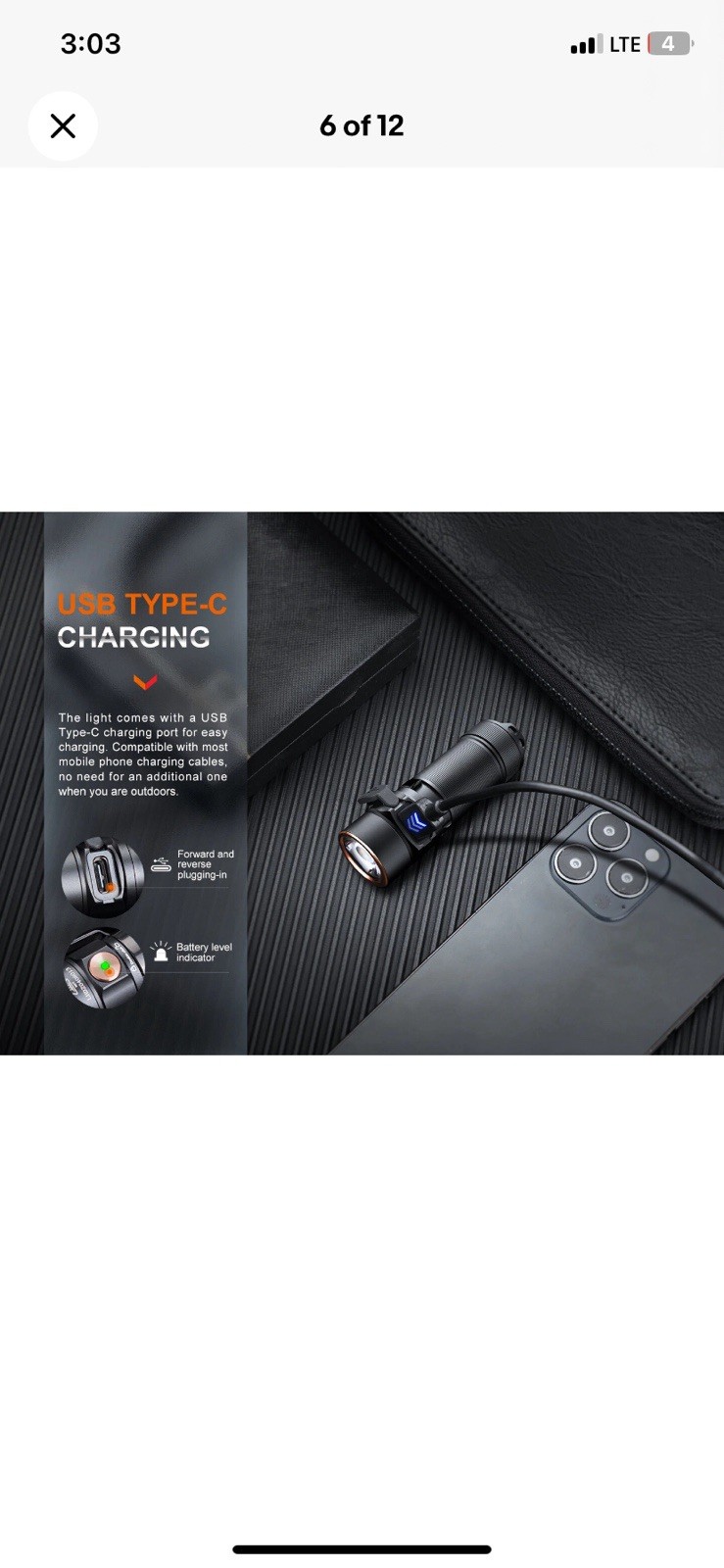 Fenix E18R v2.0 1200 Lumen Rechargeable EDC Flashlight