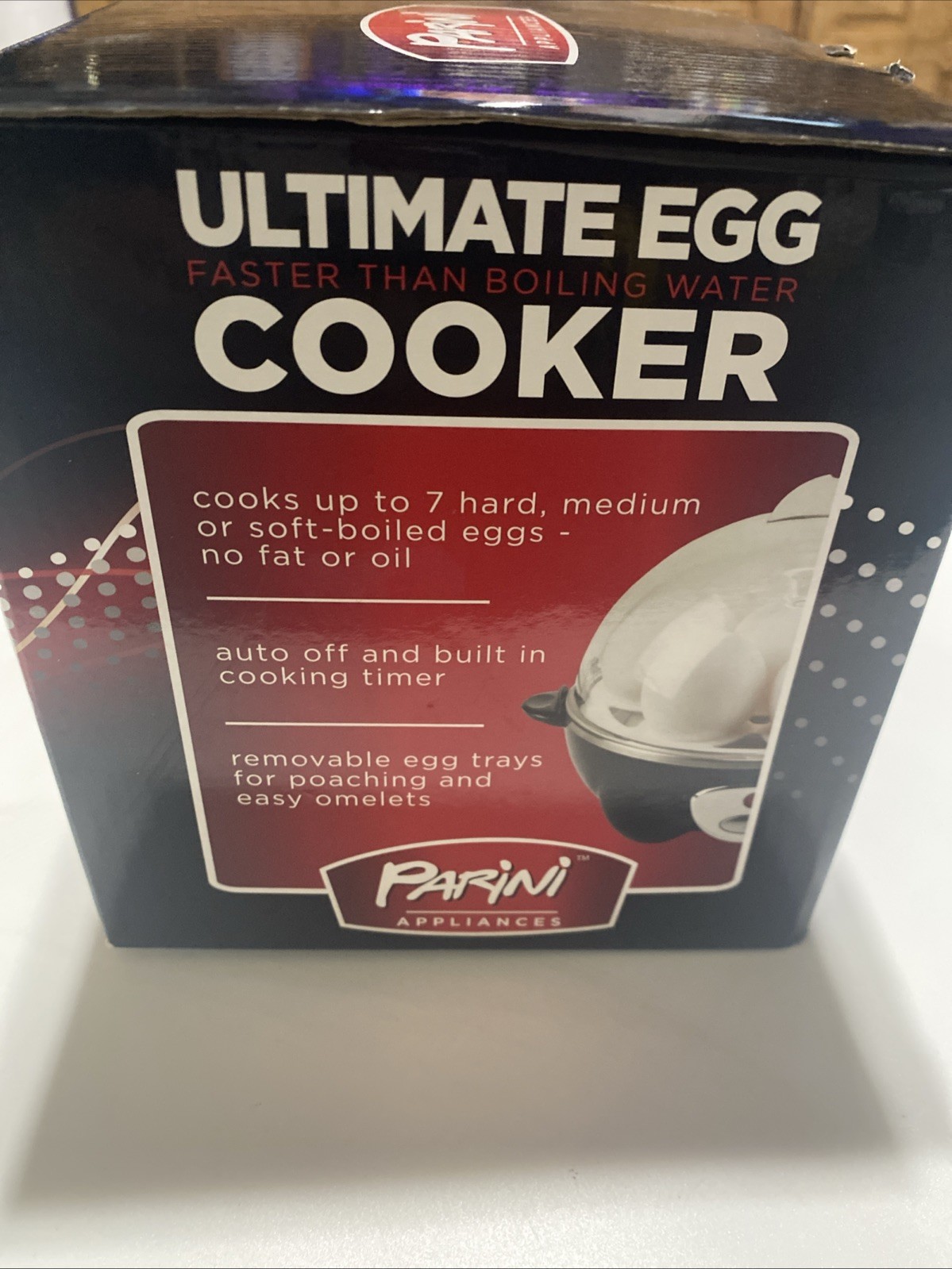 Parini Ultimate Egg Cooker Multi-Functional Egg Cooker w/ Box & Manual