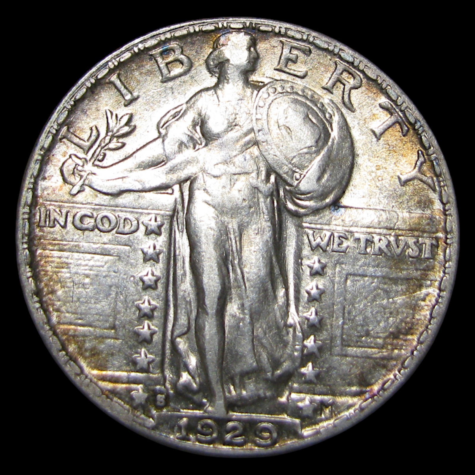 1929-S Standing Liberty Quarter Silver ---- Stunning Coin ---- #PP898