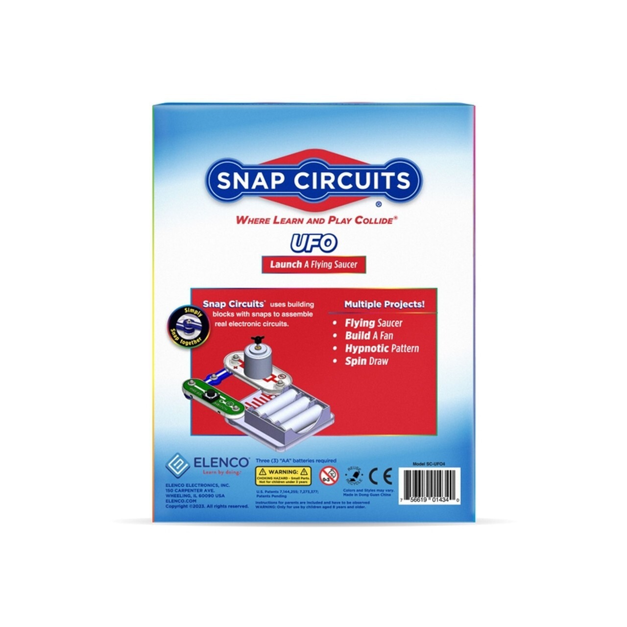 Elenco® Snap Circuits® UFO4 - Science / STEM Toy Construction Set - Ages 7+