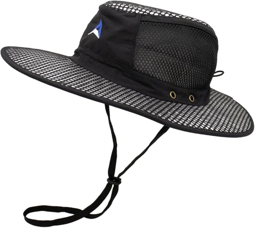 Alchemi Labs Expedition Sun Hat - Black, Reflective, Draw String, One Size