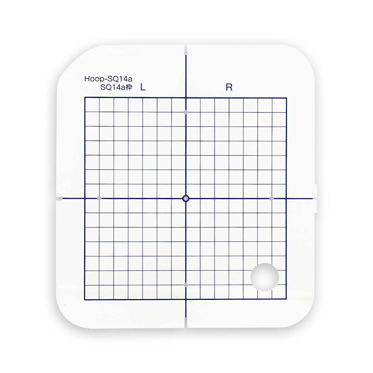 Janome Template for Embroidery Hoop SQ14a