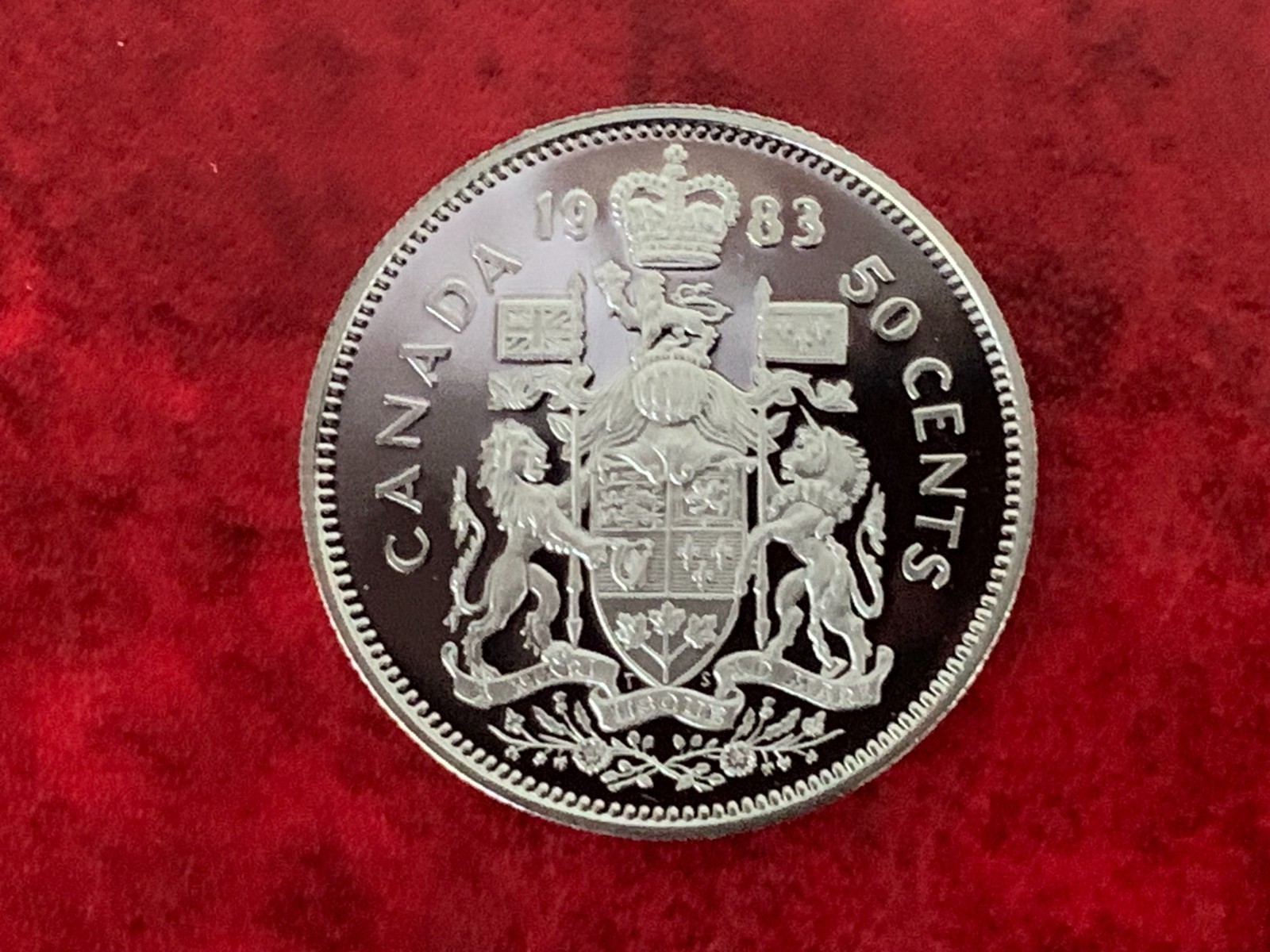 Canada 50 Cent 1983 Proof Coin-Uncirculated