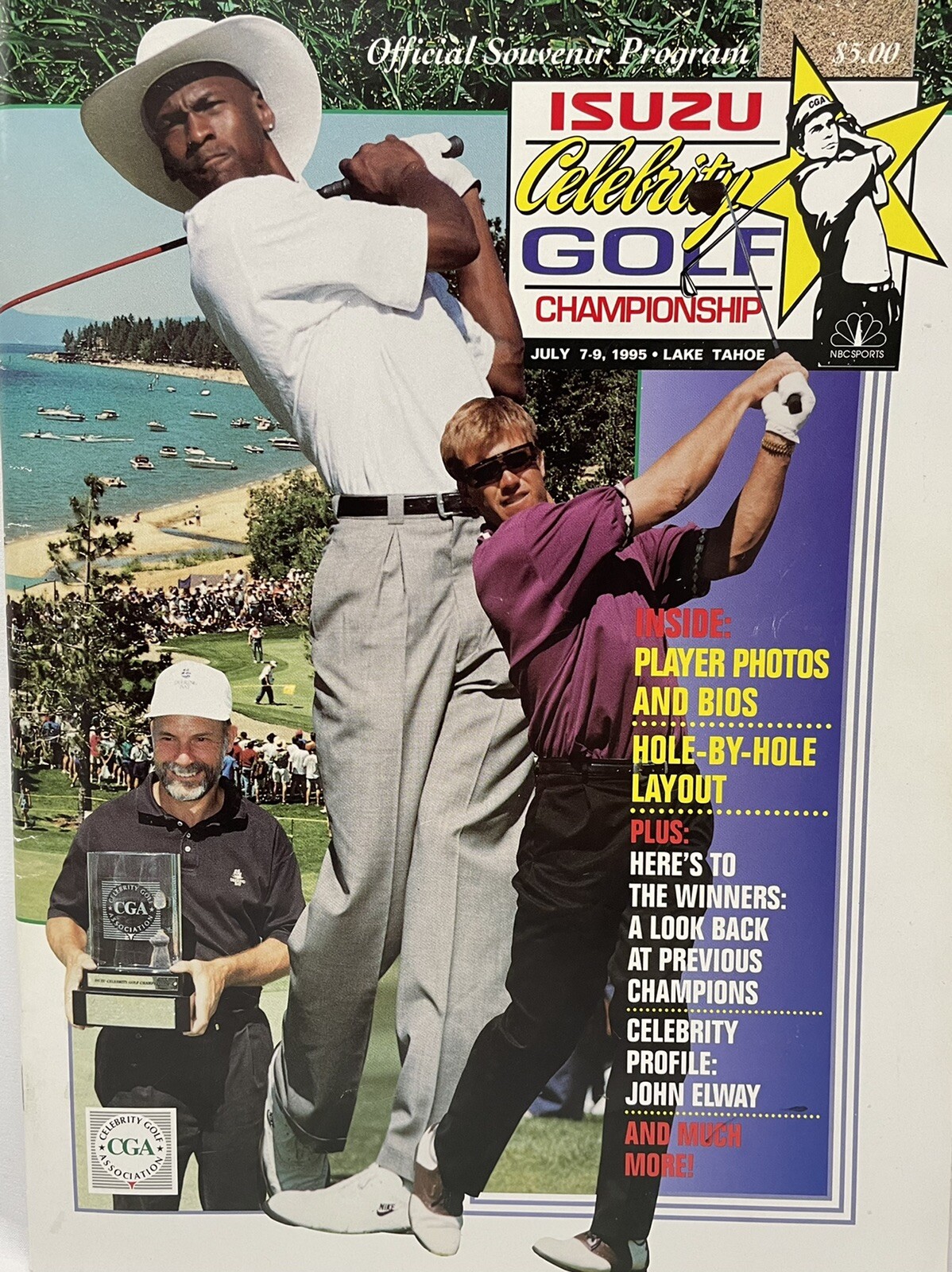 1995 Isuzu Celeb Golf Championship Multi-Signed Program: Beckett LOA (#A58437)