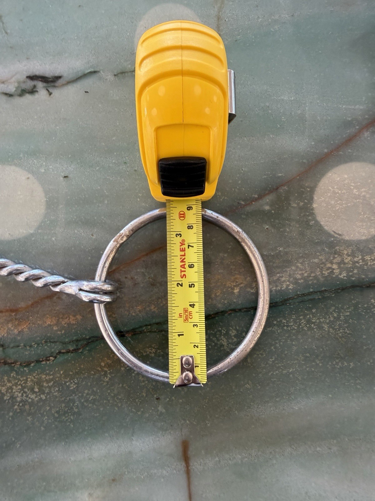 Twisted Wire Snaffle Bit Metal Ring Style English Horse Tack