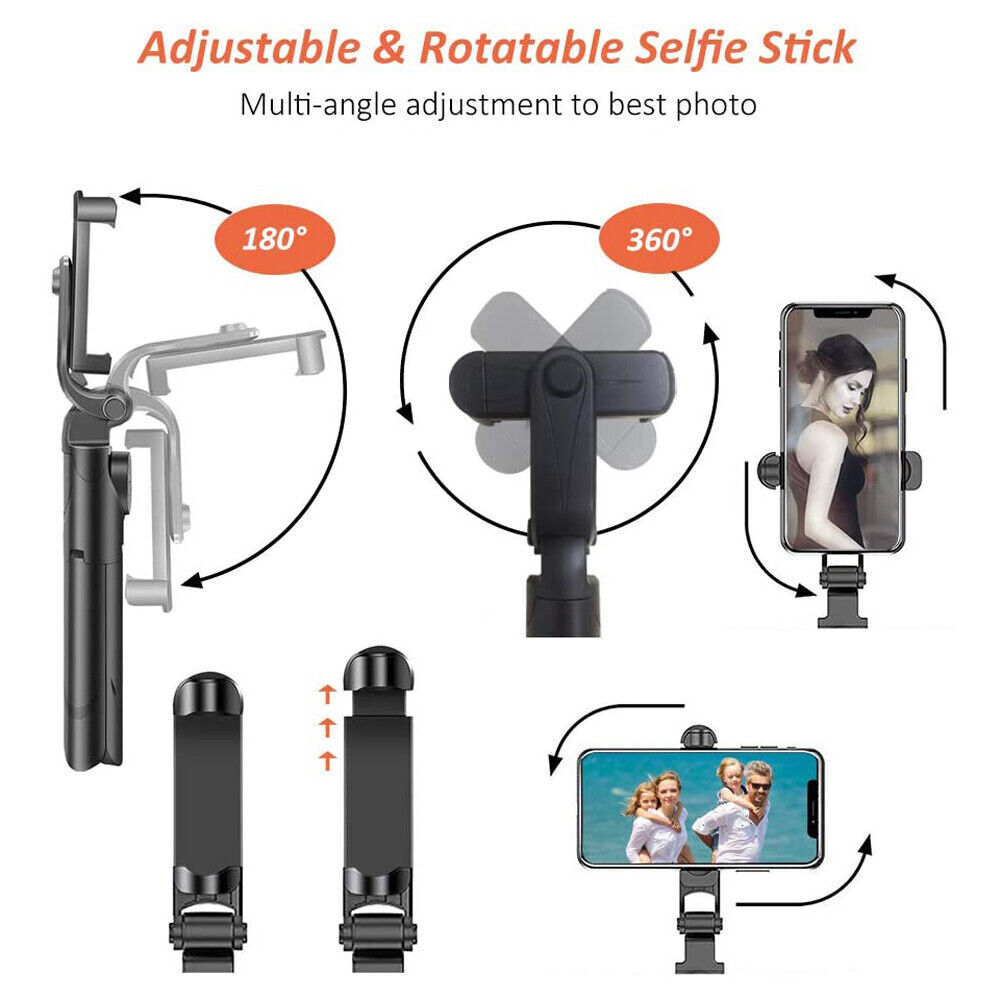 Compatible with iPhone/Android Selfie Stick Tripod for iPhone with Remote US