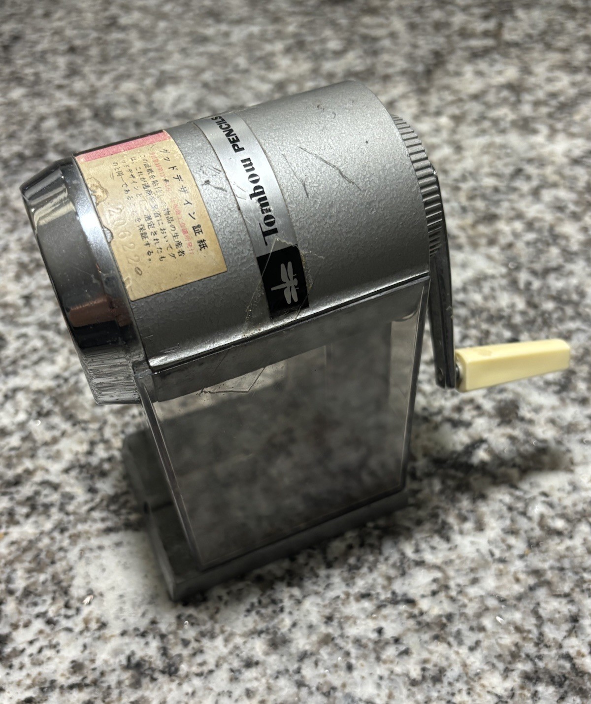 Antique Tombow Pencil Sharpener SR-1300 Retro Mod Core 1966 60’s