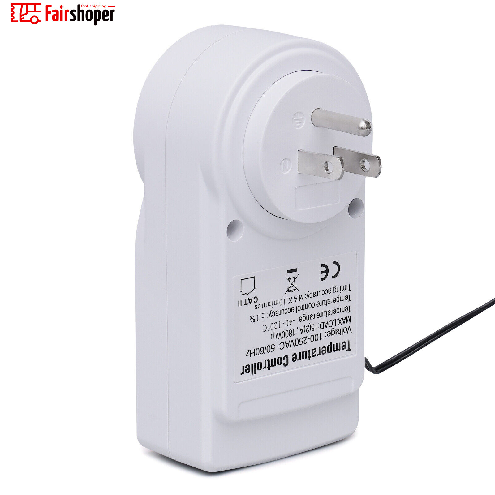 Digital Plug in Thermostat Timer Switch Socket Temperature Controller Switch USA