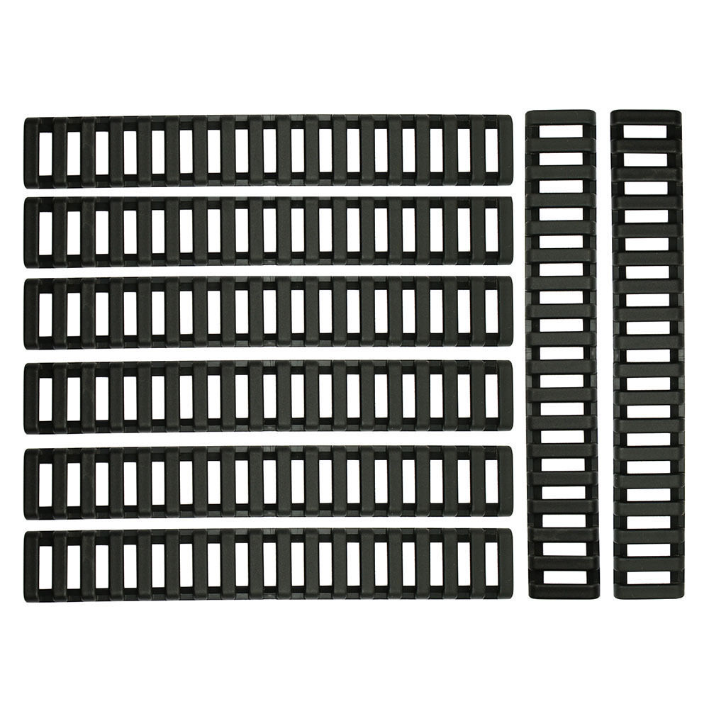 8 PCS Heat Resistant Rifle Weaver Picatinny Ladder Rail Covers
