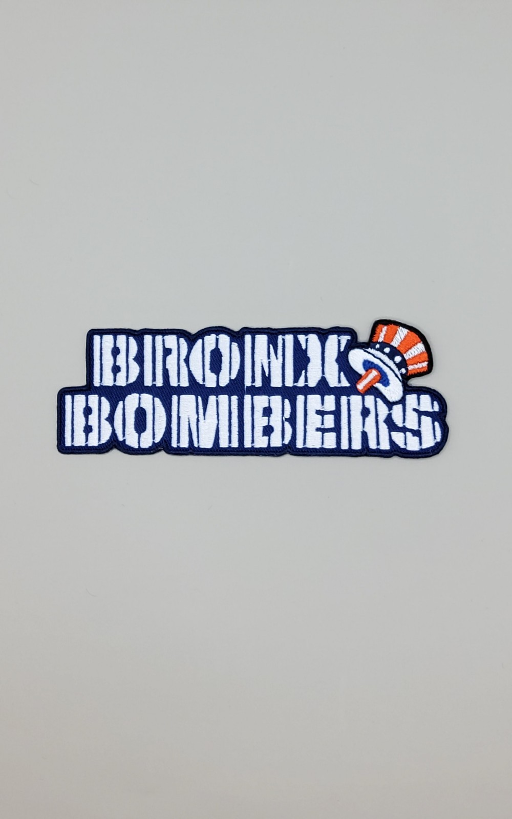 New York Yankees Bronx Bombers Embroidered Iron-on Patch FREE SHIPPING