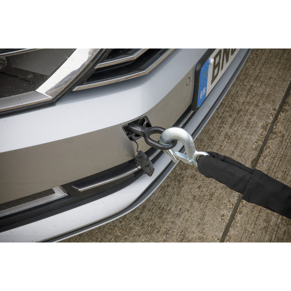 Sealey Tow Rope 5000kg Rolling Load Capacity Heavy Duty Elasticated TH5002