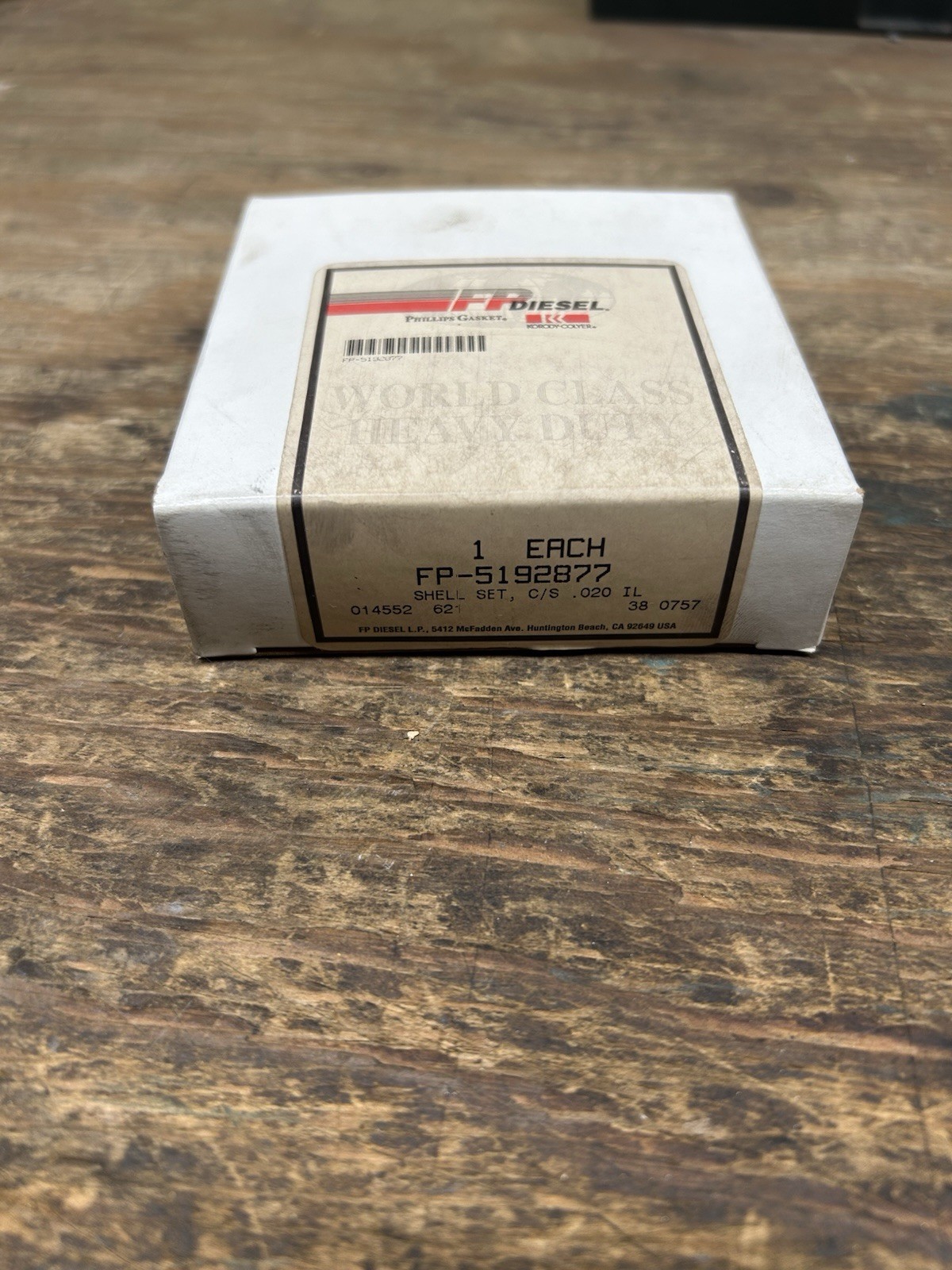 5192877 Detroit Diesel .020 Inline 71 Main Bearing. New F/P Diesel