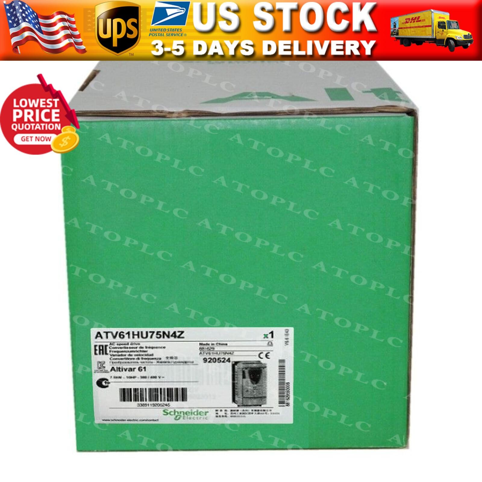 In Box SND ATV61HU75N4Z Inverter US Free TAX