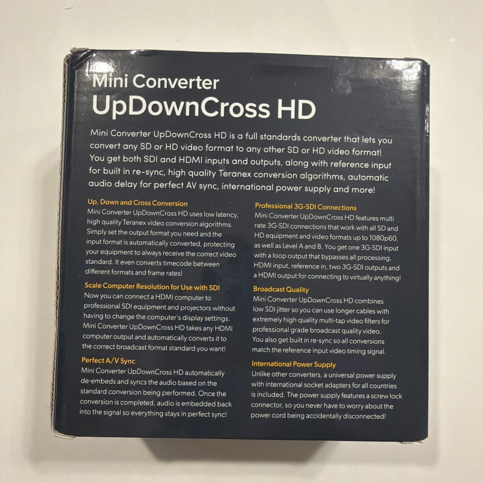 New Blackmagic Mini Converter UpDownCross HD