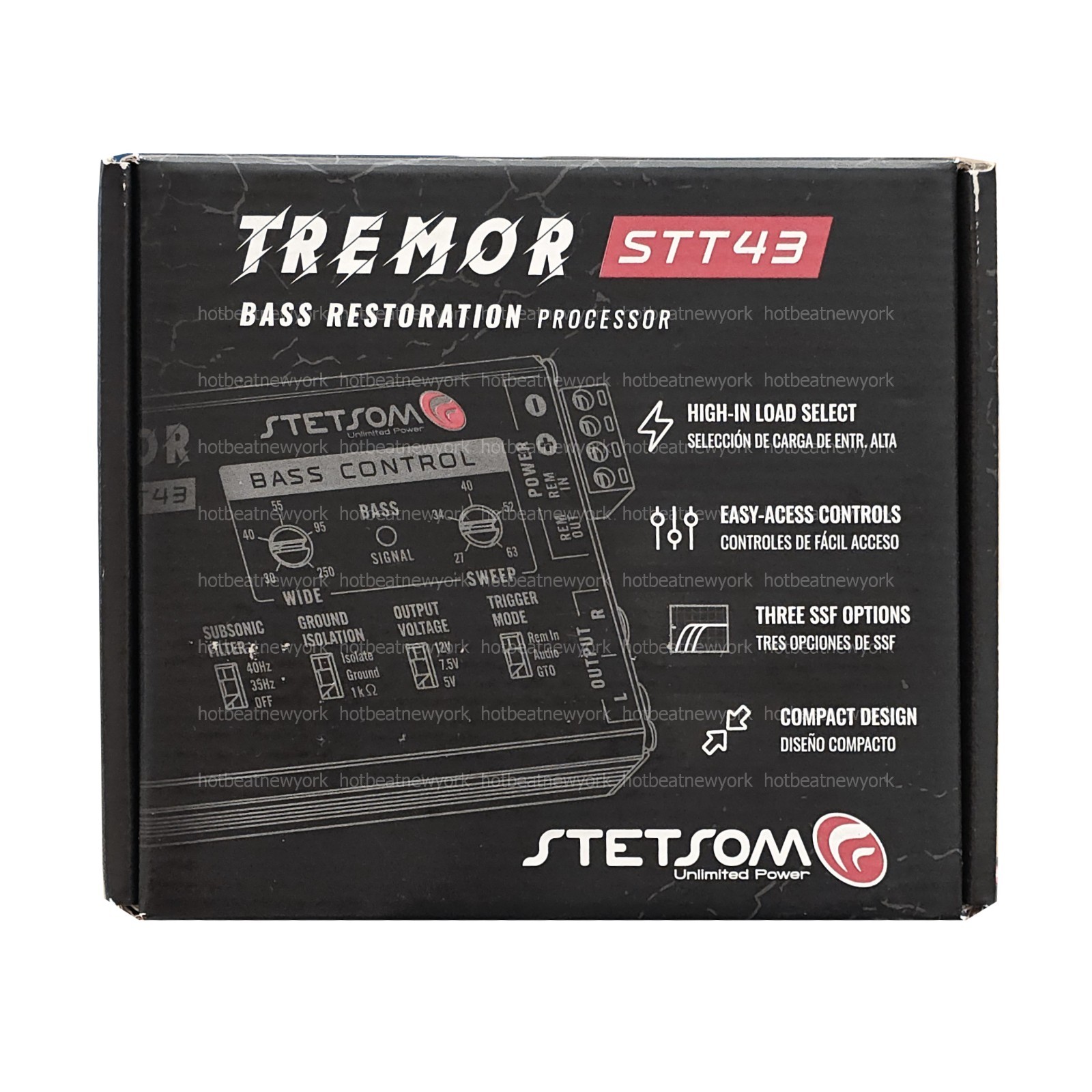 Stetsom STT43 Tremor PRO Car Bass Restoration Digital Processor