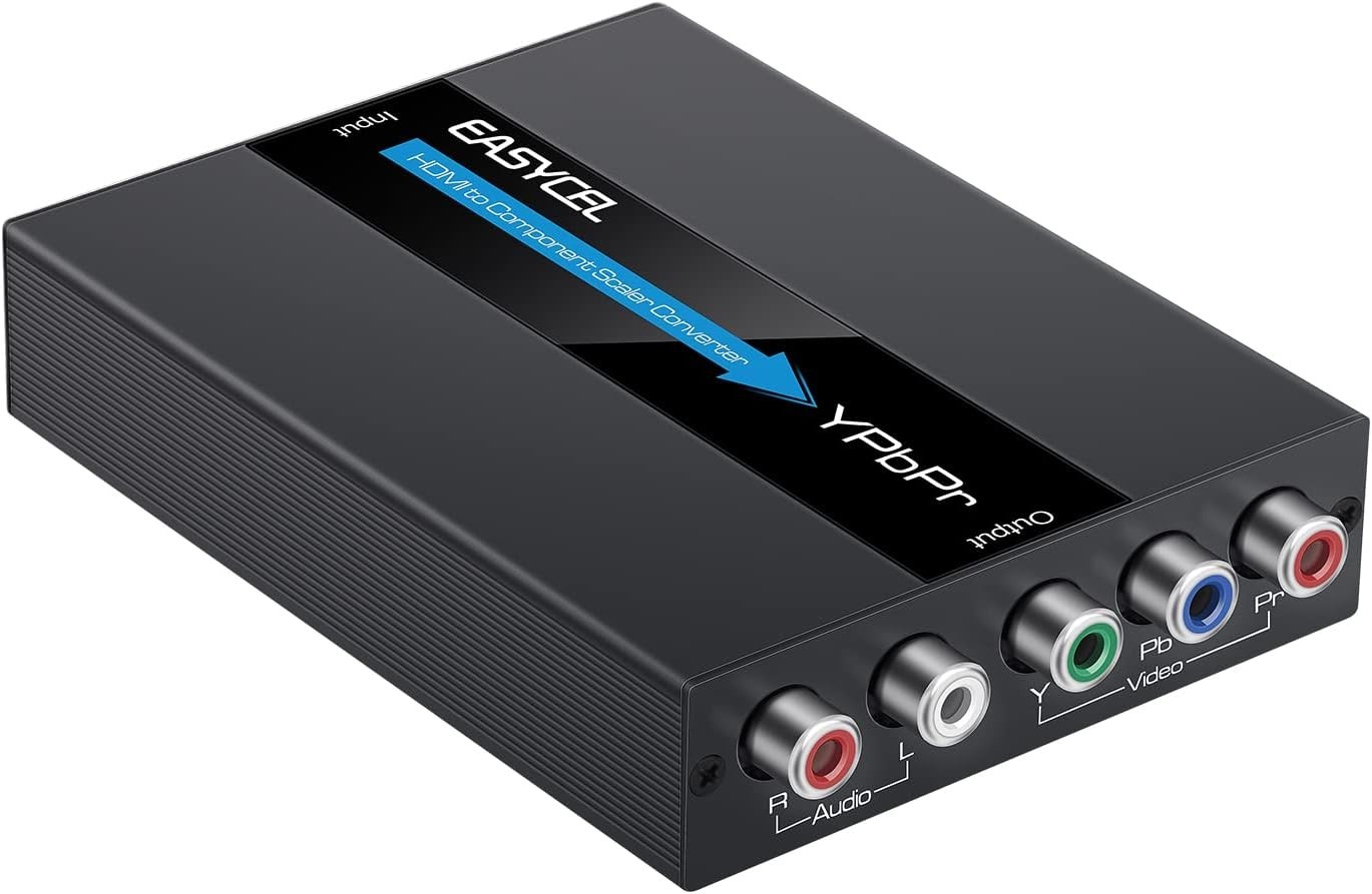 Aluminum HDMI to Component Converter 1080P with Scaler Function - YPbPr Adapter