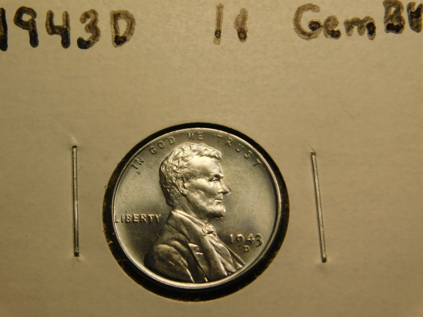 1943  D Lincoln Cent Item # 1522