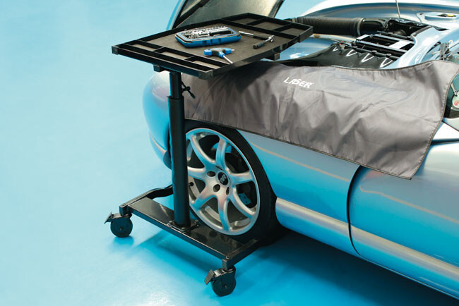 Laser Tools 6043 Under Bonnet Service Table Adjustable Height From 91cm - 121cm