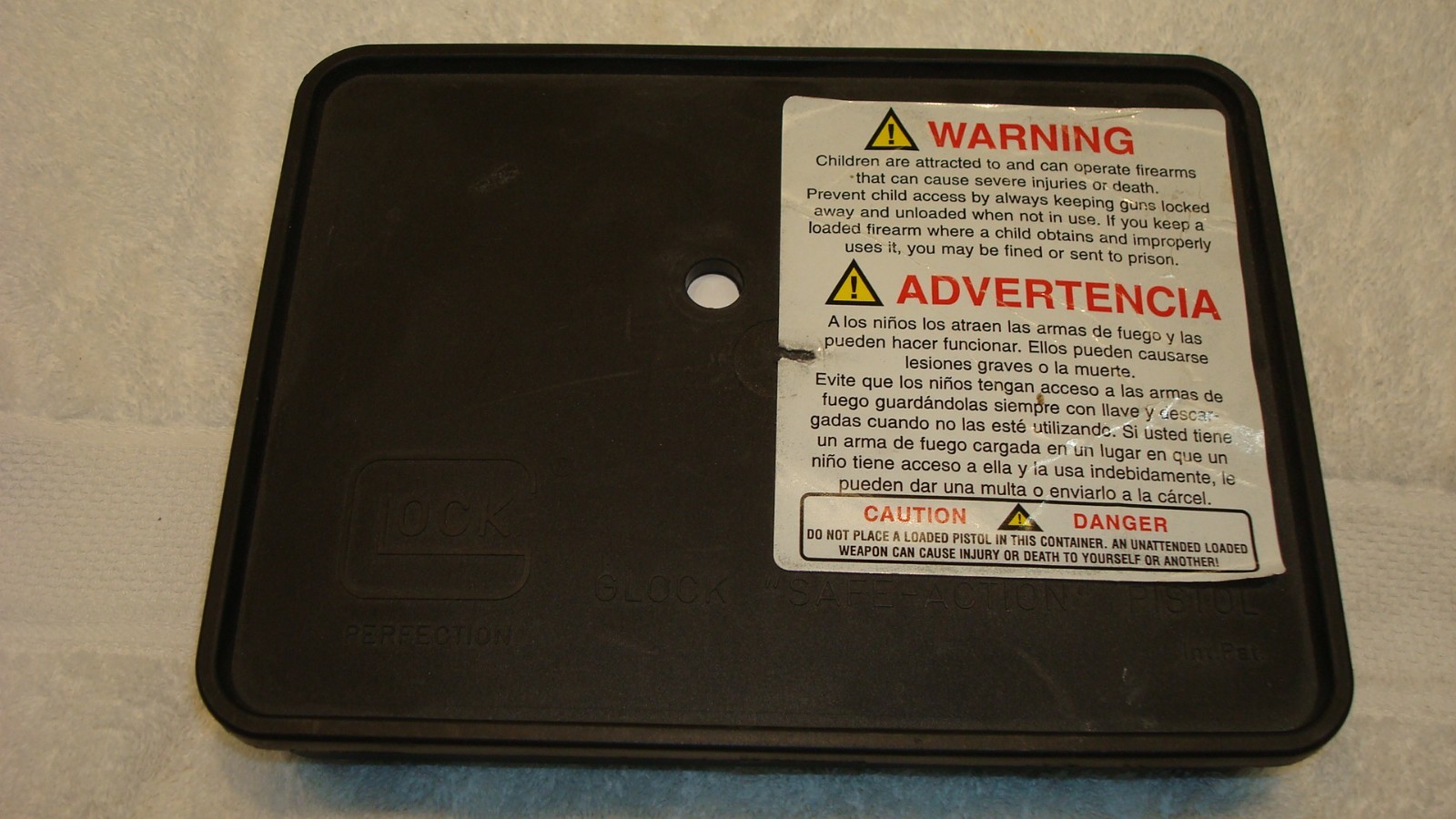 GLOCK FACTORY TUPPERWARE BOX FOR A G27