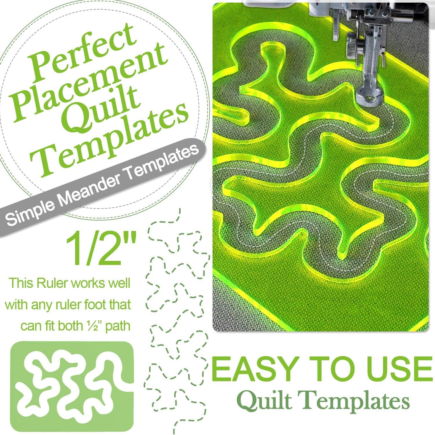 Using Quilting Templates Rulers,Quilting for Machine...