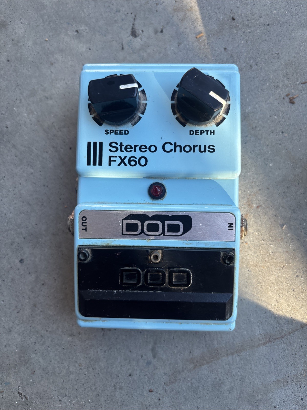 DOD FX60 Stereo Chorus Analog Effects Pedal for Electric Guitar