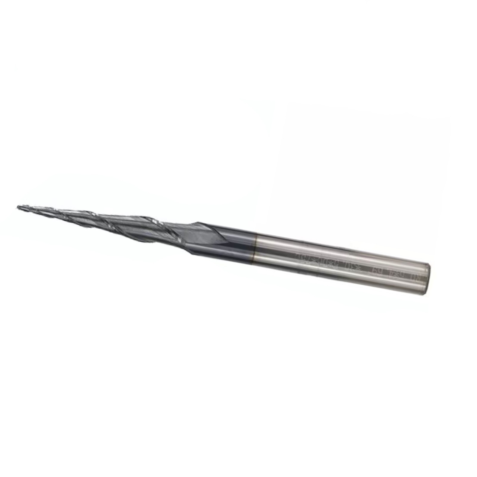 0.5mm 6mm Shank Tapered Spiral End Mill Ball Nose Radius CNC Router Bit 1.0mm