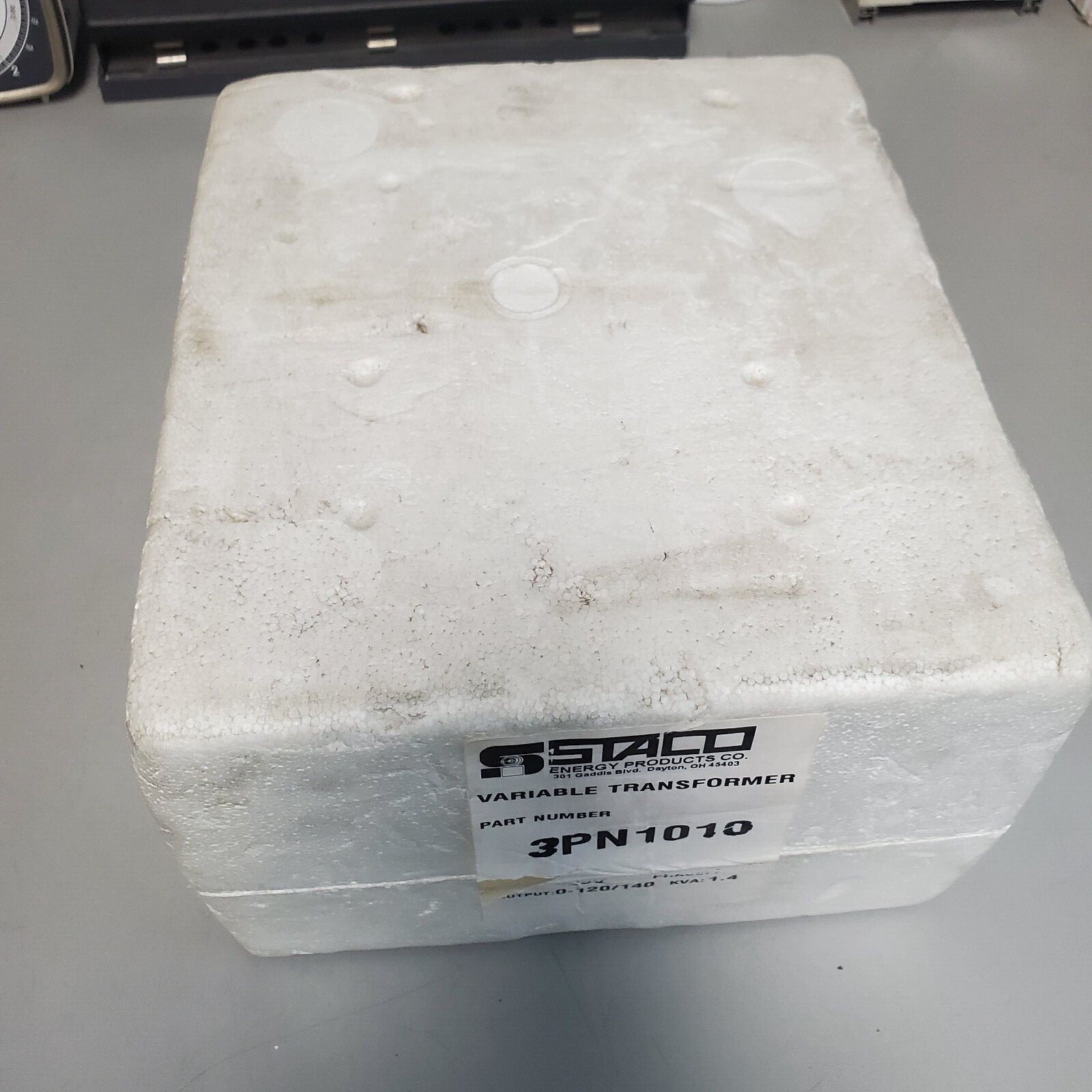 NEW Staco Variable Control Transformer 3PN1010 input 120v output 0-120V (M696)