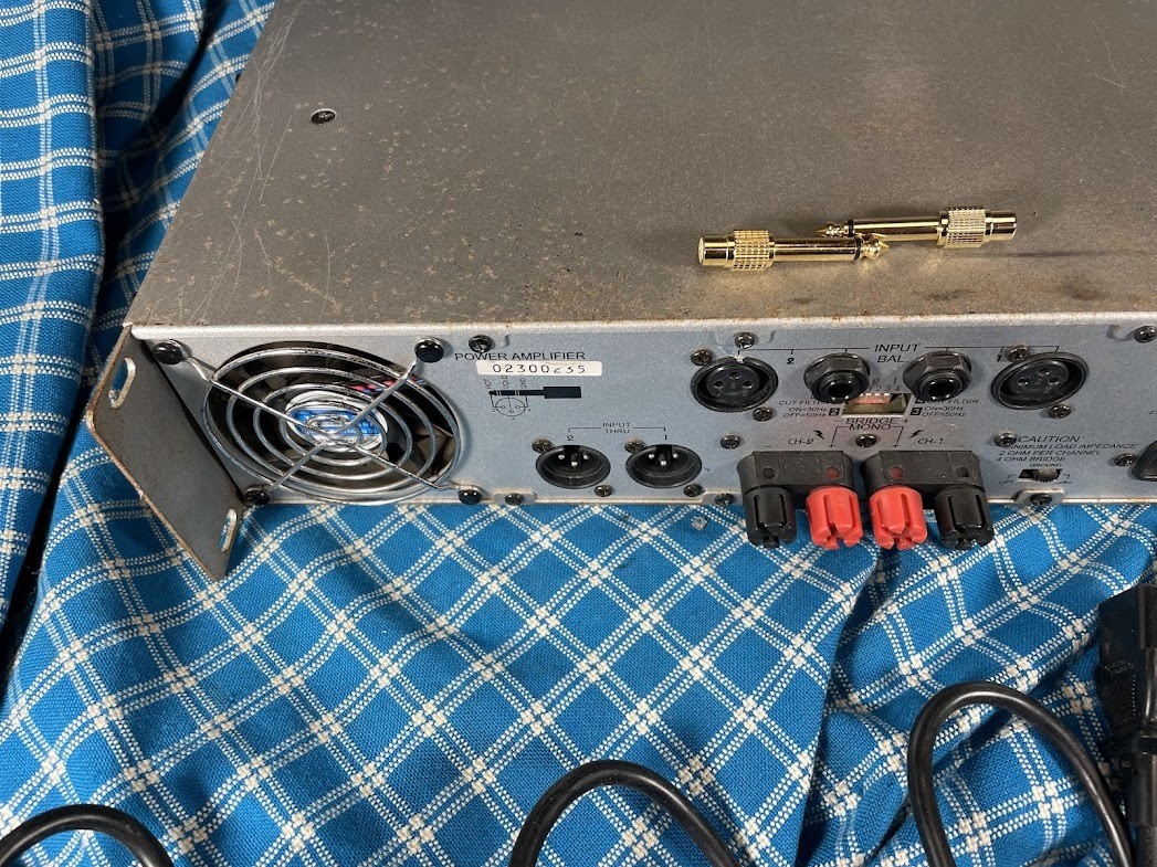 American Audio V2000 MK2 Power Amplifier 280W 8 Ohm Tested Working