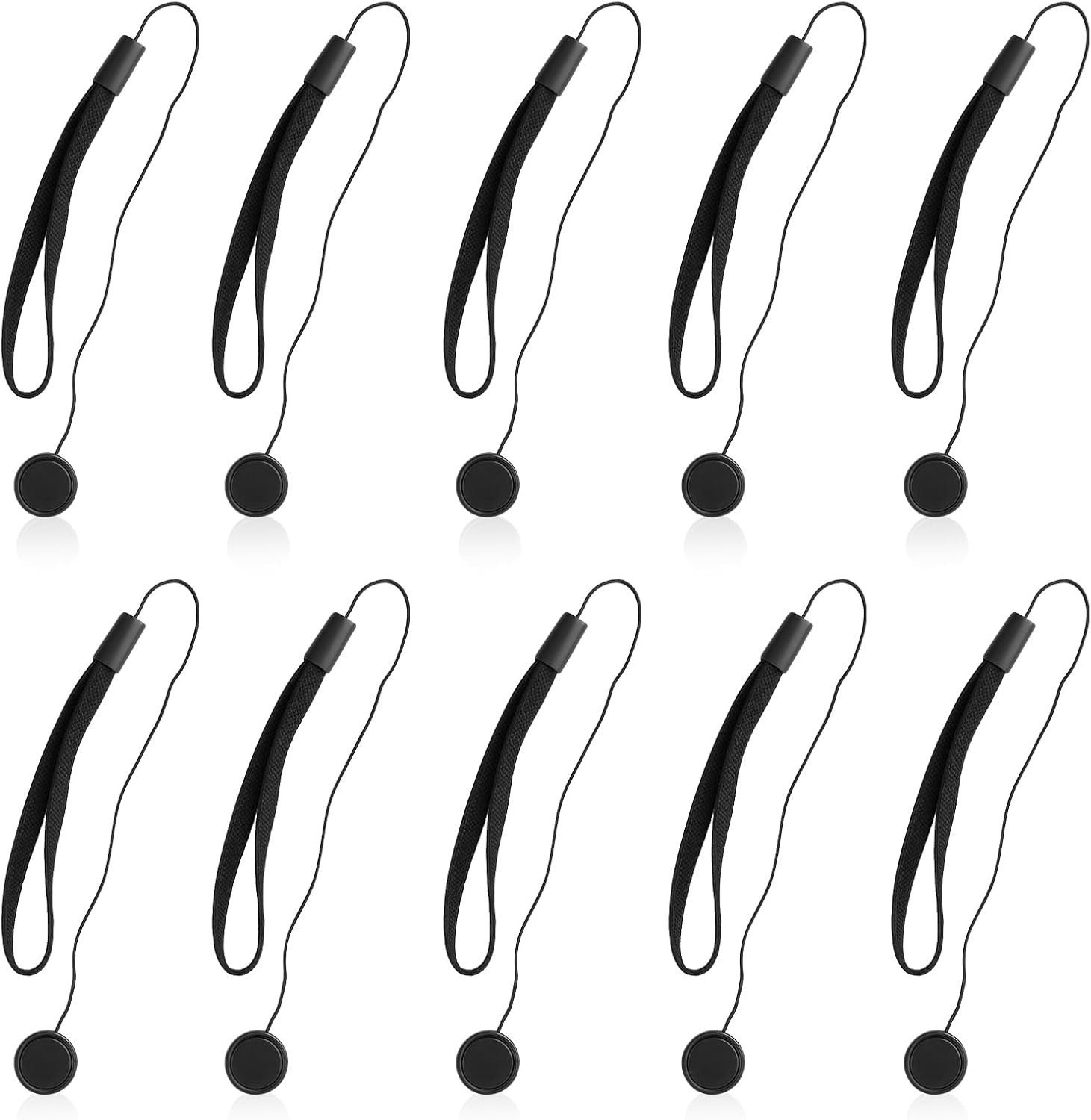 10-Pack Lens Cap Keepers – Universal Lens Cap Leash Tether Holders for Canon,...