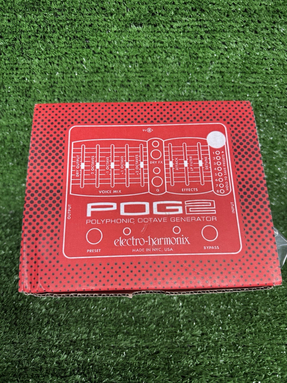 Electro-Harmonix POG2 Polyphonic Octave Generator Digital Shifter Pedal