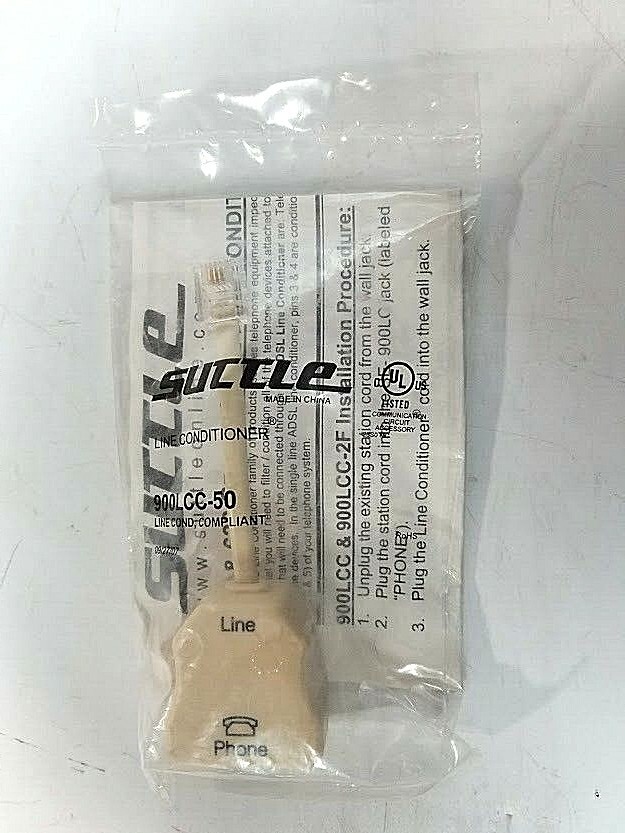 Suttle Single-Line Inline DSL Filter; Part #900LCC-50