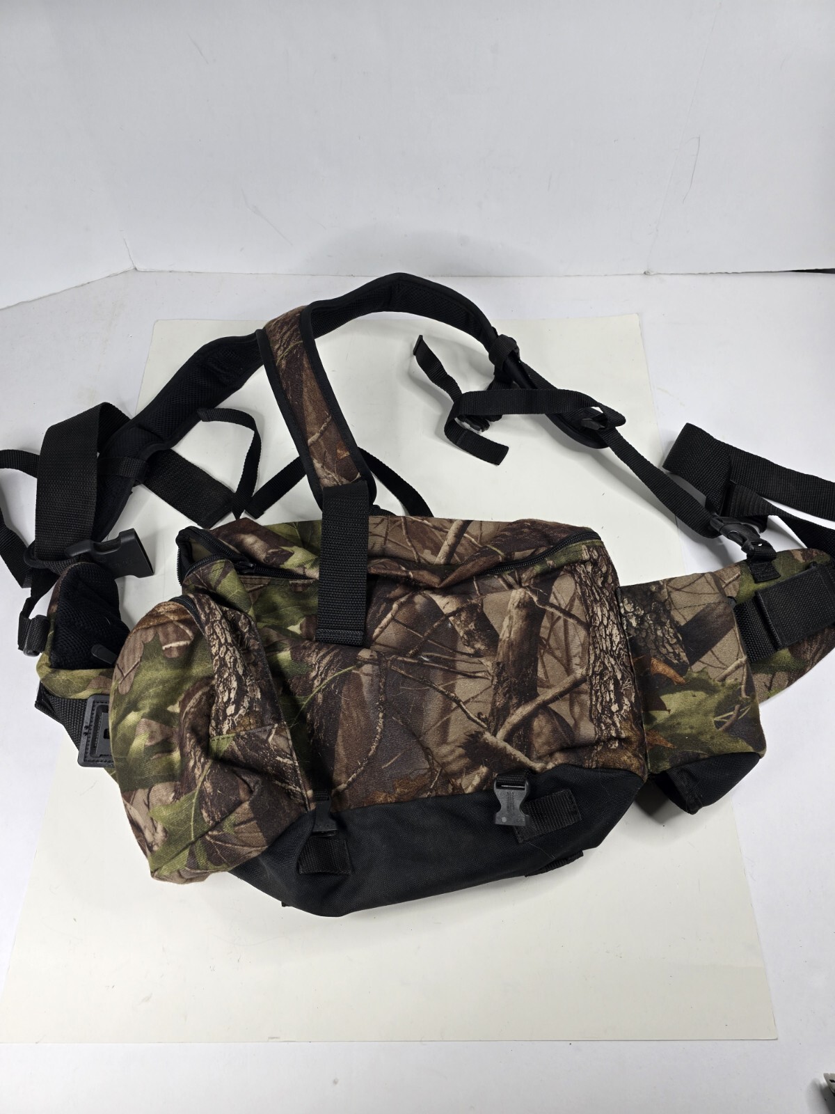 Dwight Schuh By Fieldline Camo Hunting Hiking Fanny Pack Waist Carry Case Pouch