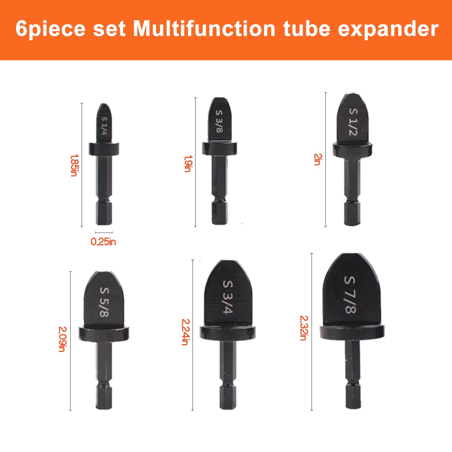 Swedge Tool Hvac Swaging Set Copper Pipe Expander Swaging Tool Drill Bit Set Pre