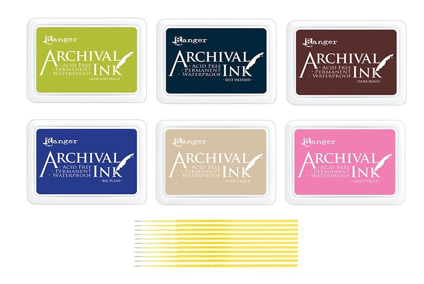 Ranger 2026 Archival Ink Bundle - Avacado Toast, Best Dressed, Sand Castle, Big