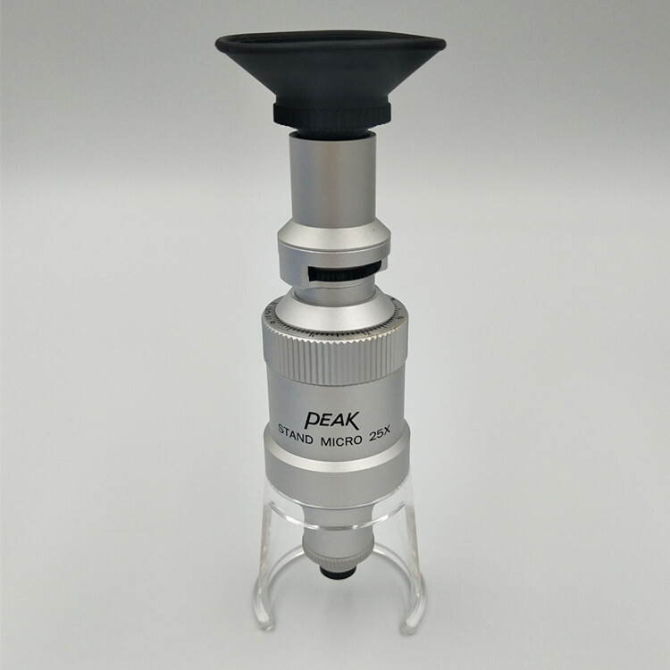 25X Microscope Original PEAK 2008-25X Stand Micro Loupe With Standard Scale