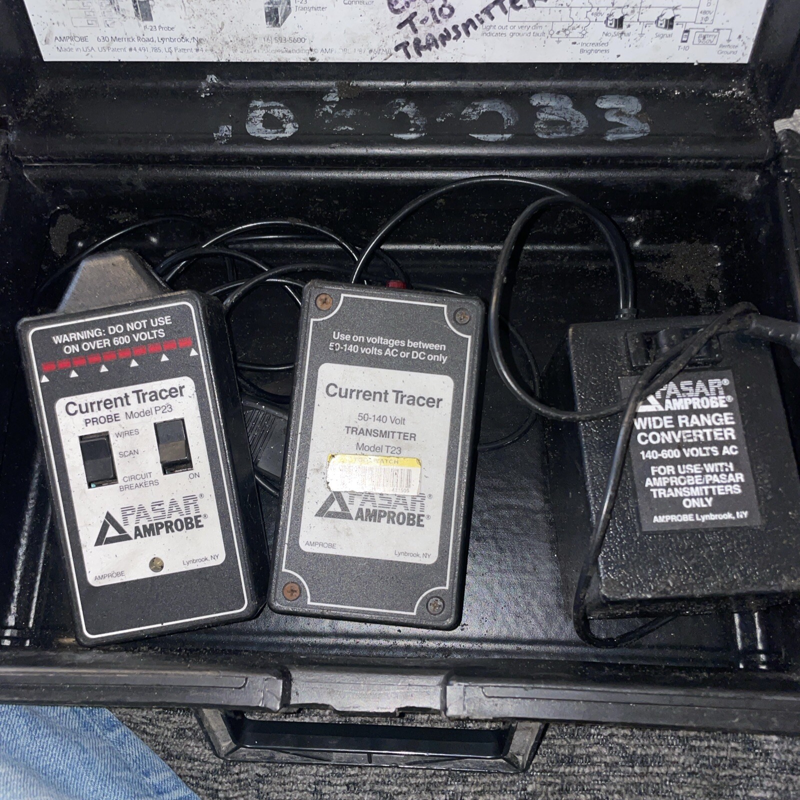Pasar Amprobe Current Tracer Probe P23 Transmitter T23 andConverter 140 -600V
