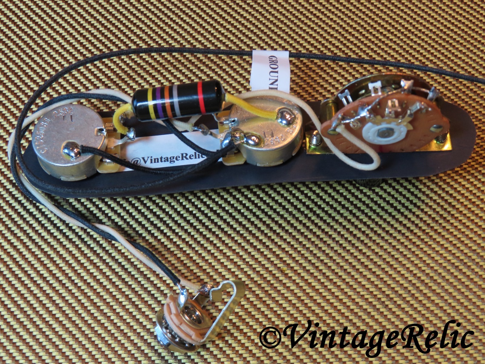 Fender Tele Telecaster Upgrade wiring kit Centralab BUMBLEBEE PIO cap CTS pots
