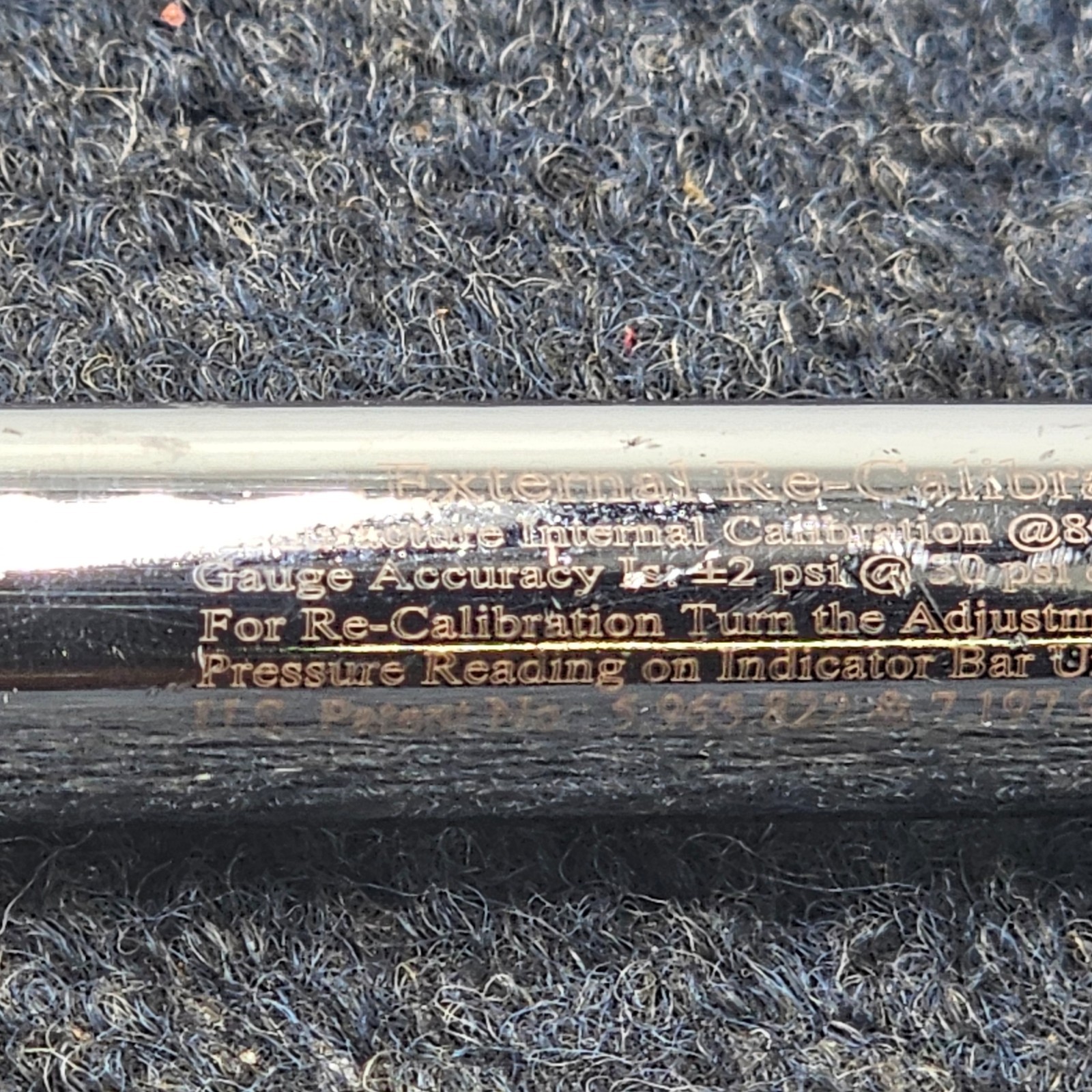 Internal Calibration 12" External Re-Calibration Service Tire Gauge