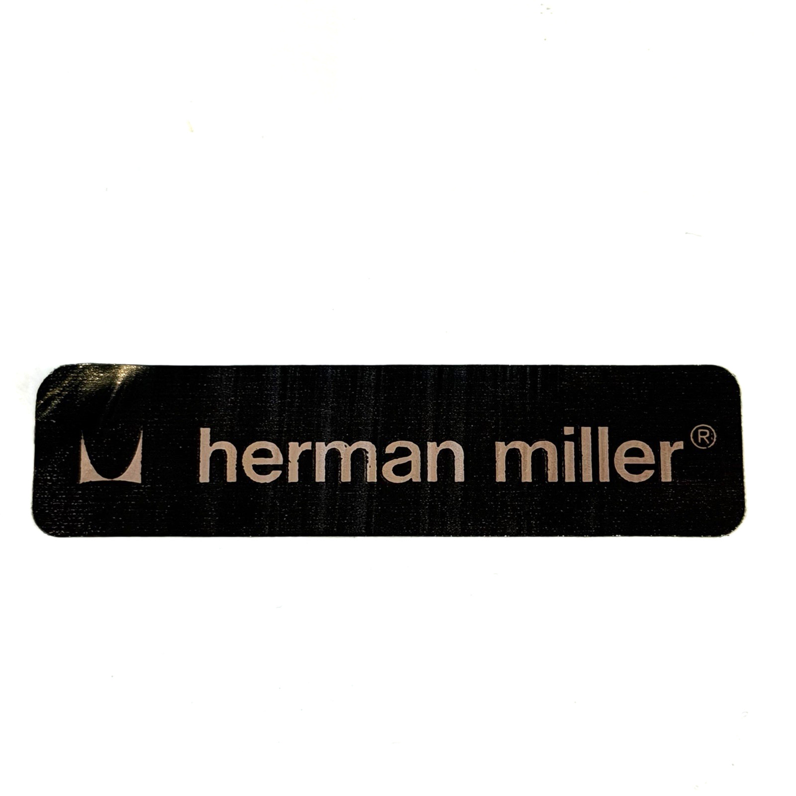 Genuine Herman Miller Foil Stickers, Label, Tag, with Logo in Black