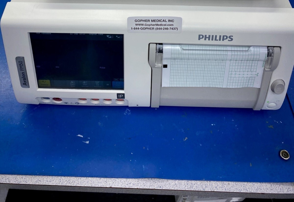 Philips FM50 Fetal Monitor M2705A Recertified with all accessories