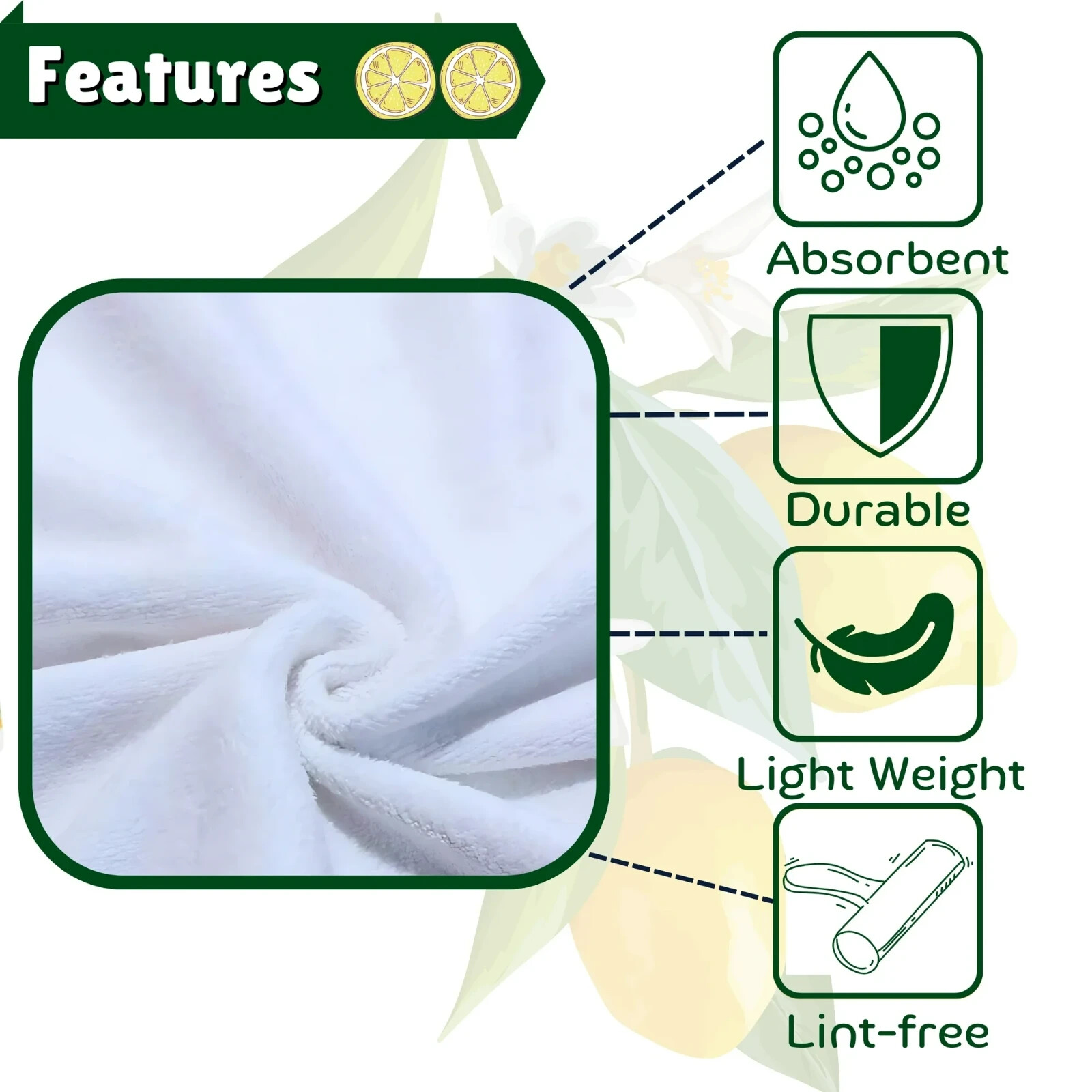 (2) Lemon Kitchen Kitchen Bathroom Bar Cotton Spring Summer NEW