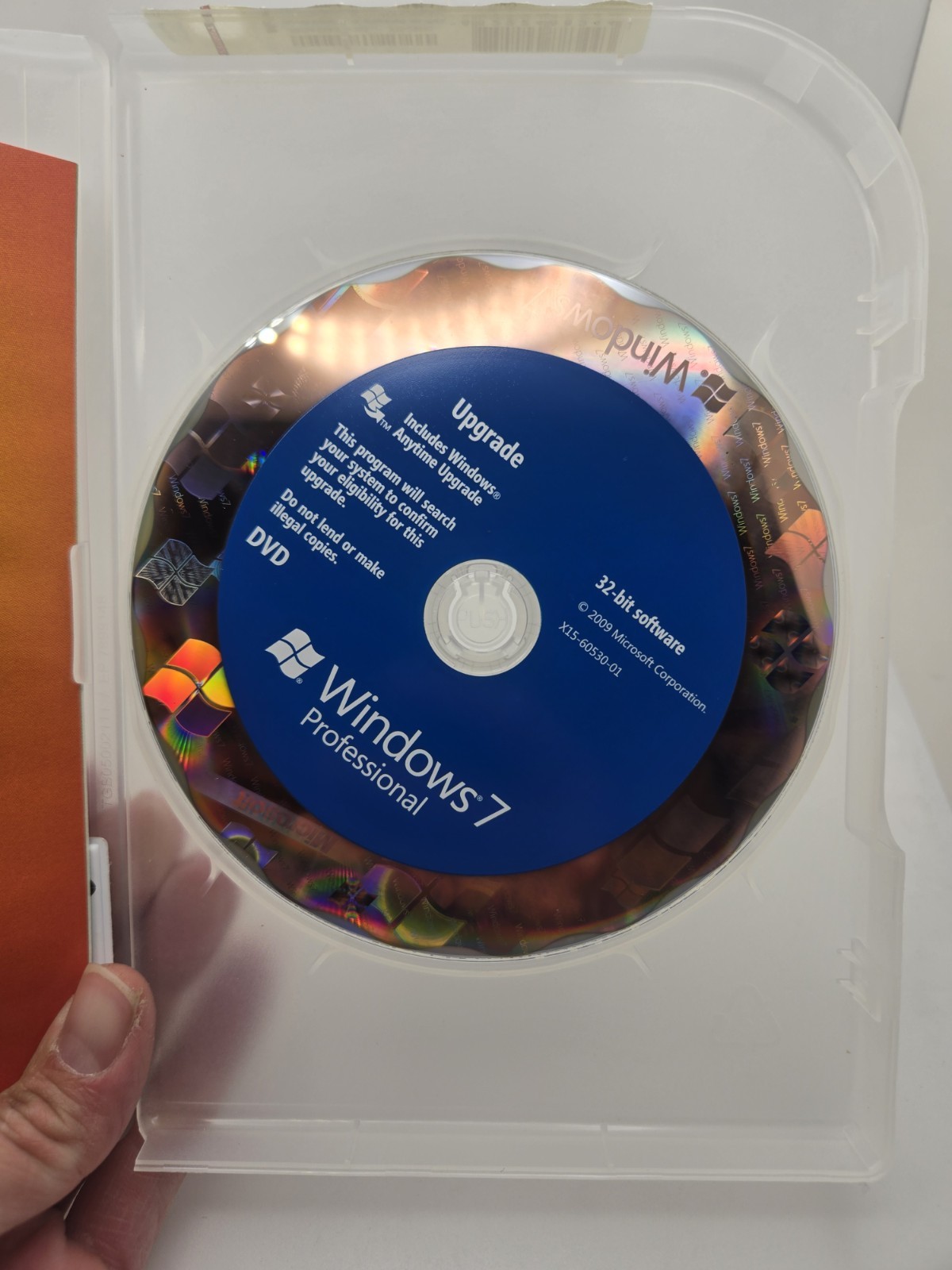 Microsoft Windows 7 Professional 32/64 Bit Full Version for Windows. Pre-owned