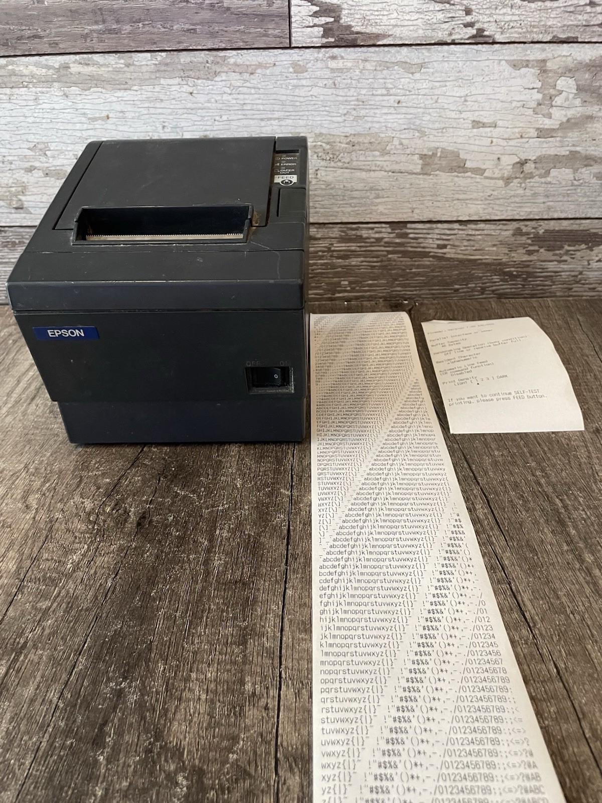 Epson TM-T88IIIp Thermal Receipt Printer - Grey with AC Adapter and Power Cord