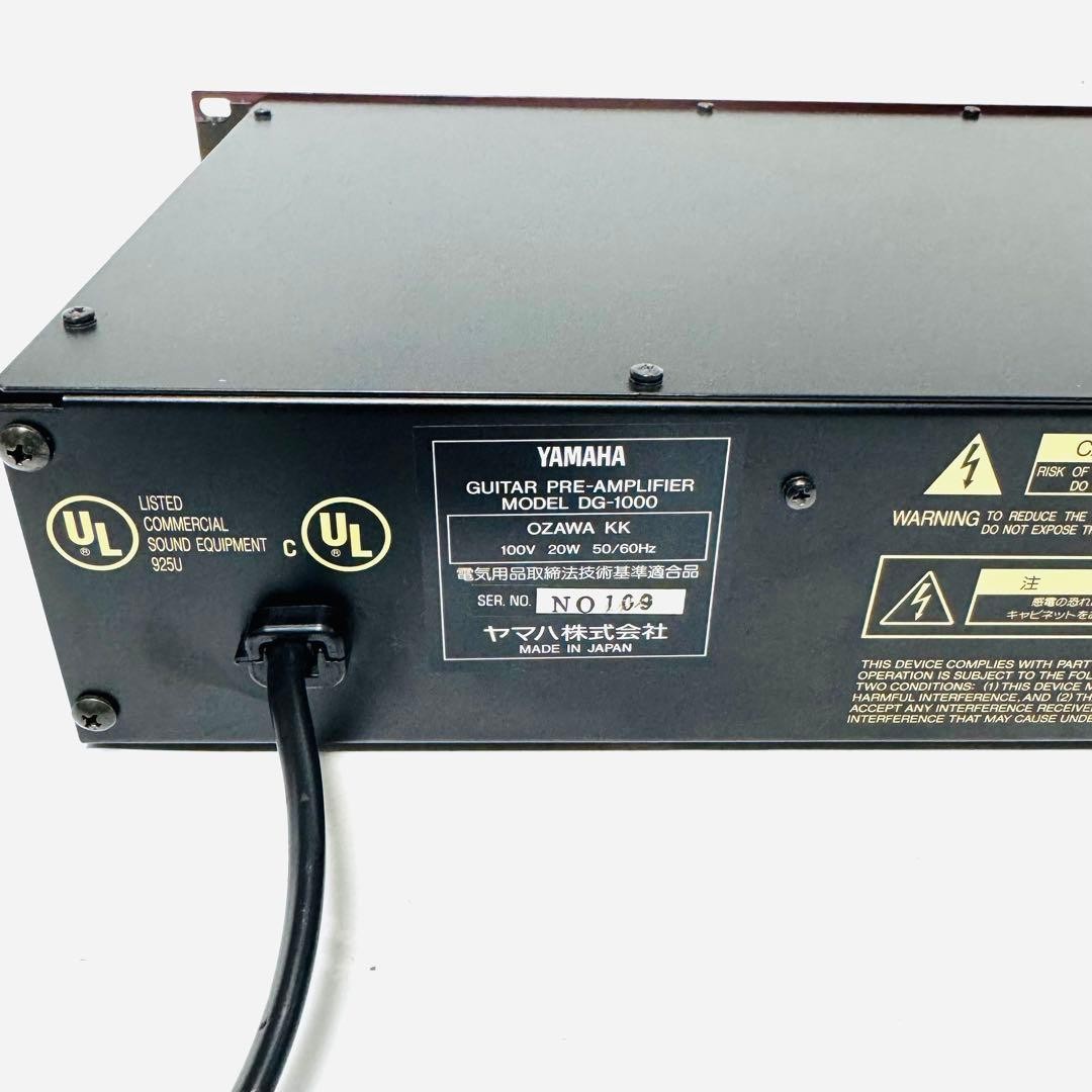 YAMAHA DG-1000 Guitar Preamp Modeling Processor Tested Working w/ Manual