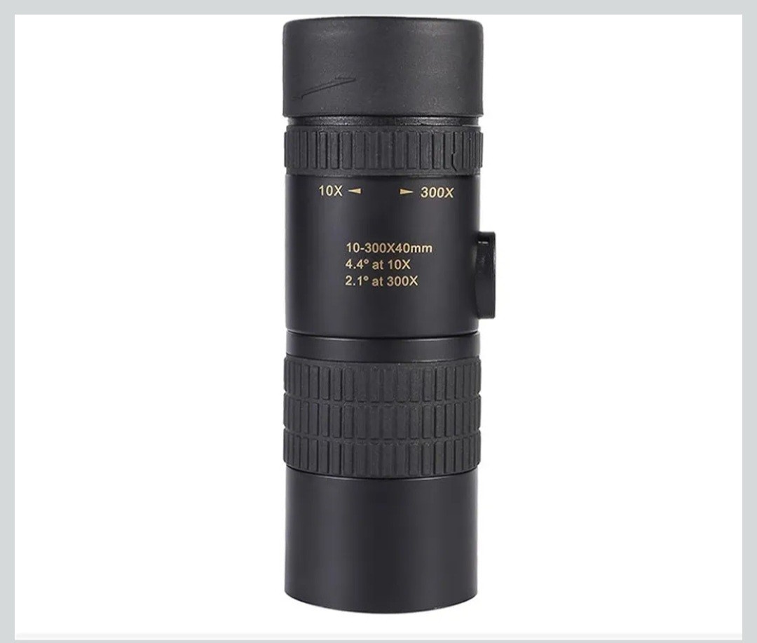 4K 10-300X40MM Super Telephoto Monocular Telescope Zoom Monocular Binoculars