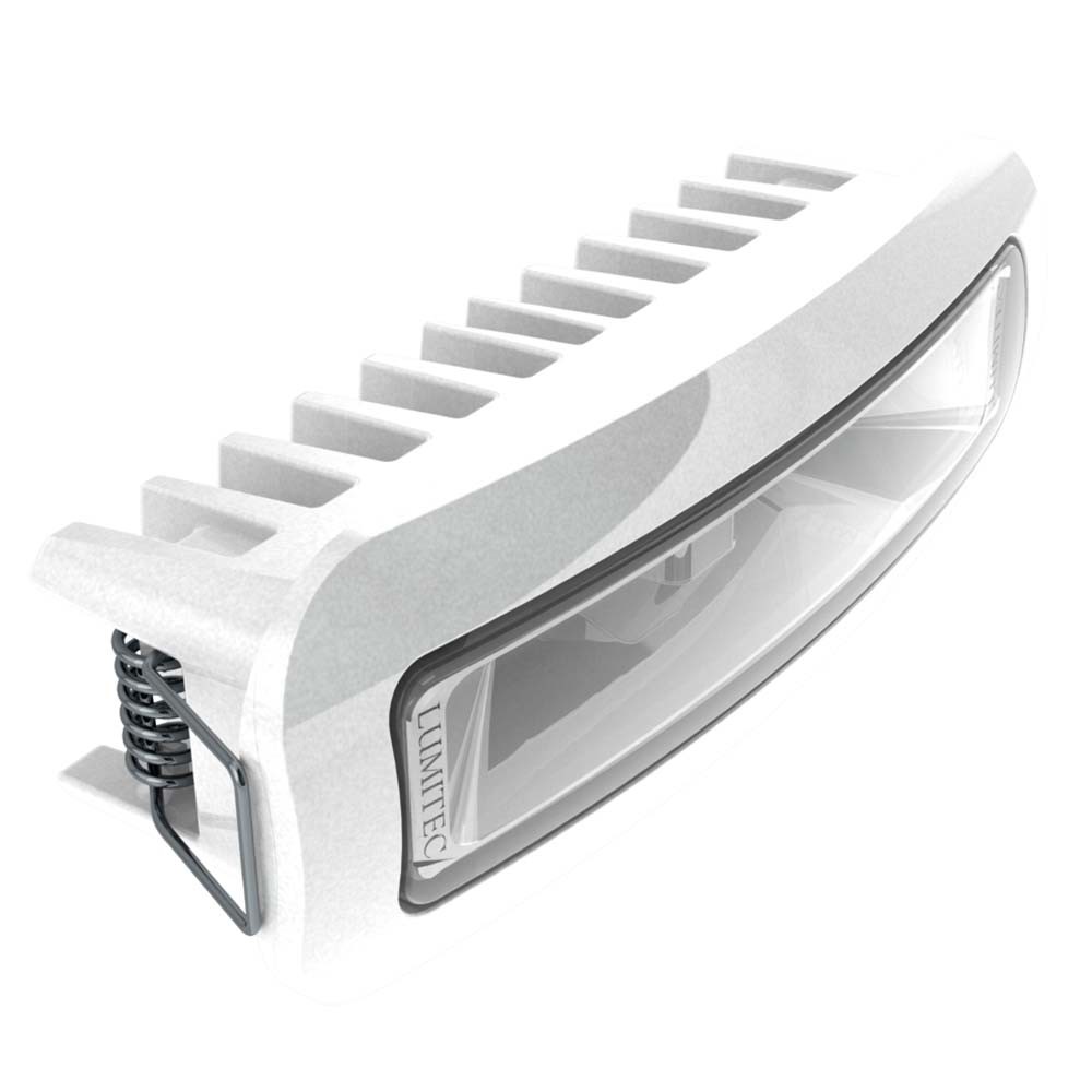 Lumitec Capri3 Spreader Light, White/Blue Dimming, 1200 Lumens, White Housing