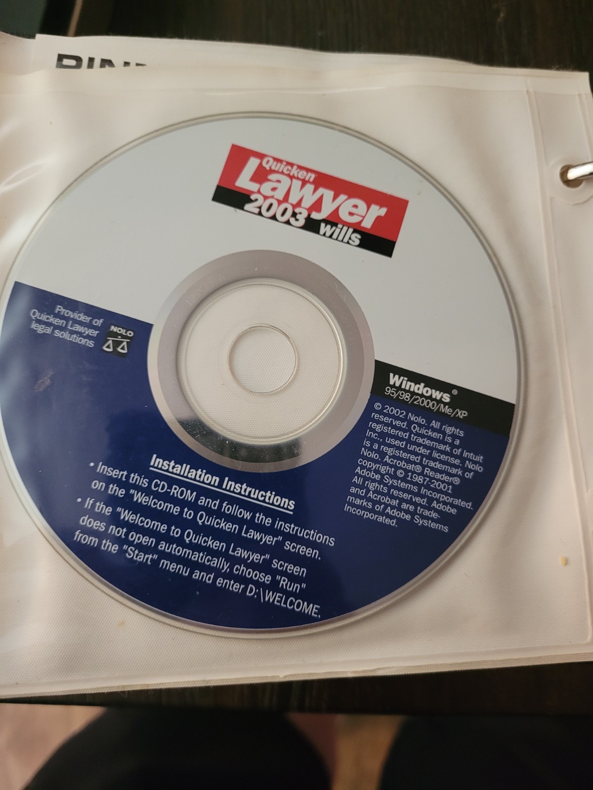 Vintage Gateway Computer Software Storage Binder With CDs Windows 95 Encarta 98